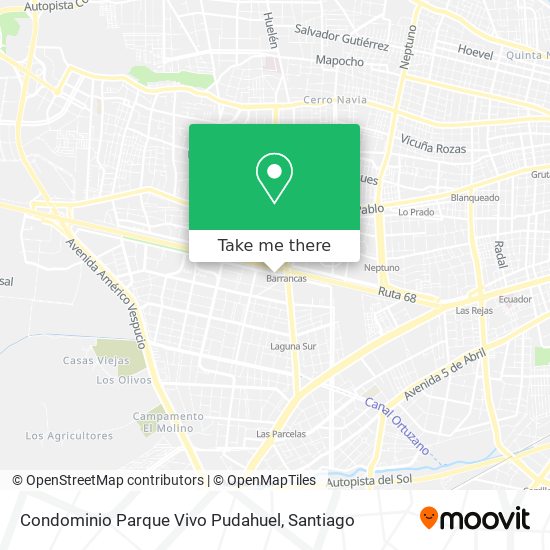 Condominio Parque Vivo Pudahuel map