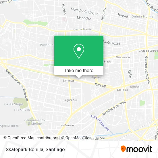 Skatepark Bonilla map