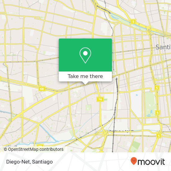 Diego-Net map