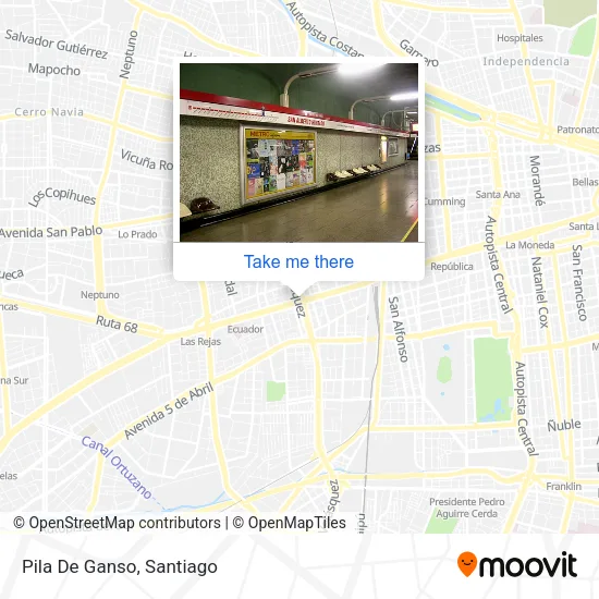 Pila De Ganso map
