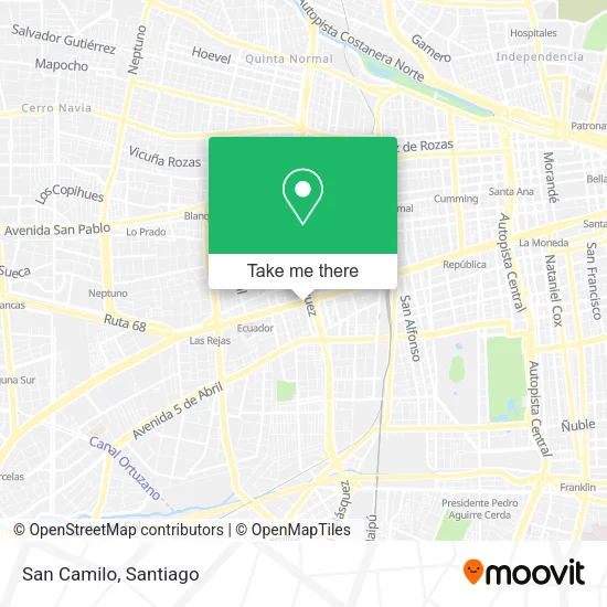 San Camilo map