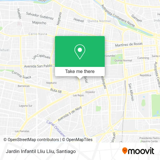 Jardin Infantil Lliu Lliu map