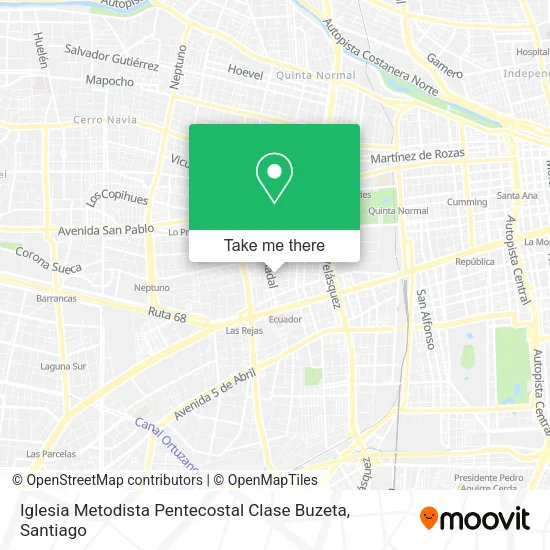 Iglesia Metodista Pentecostal Clase Buzeta map