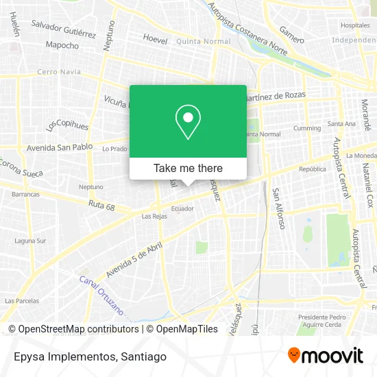 Epysa Implementos map