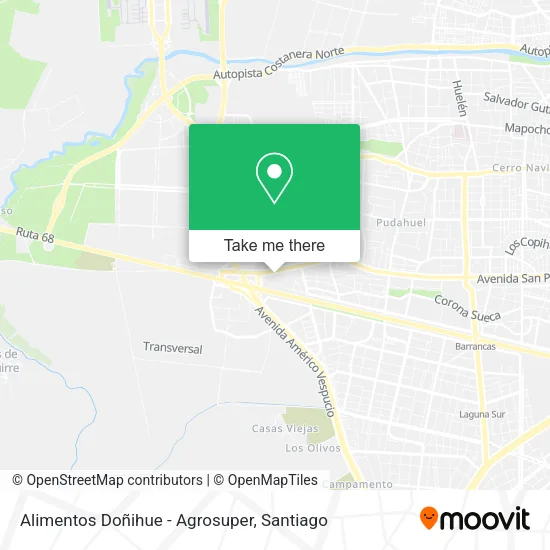 Alimentos Doñihue - Agrosuper map
