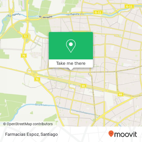 Farmacias Espoz map