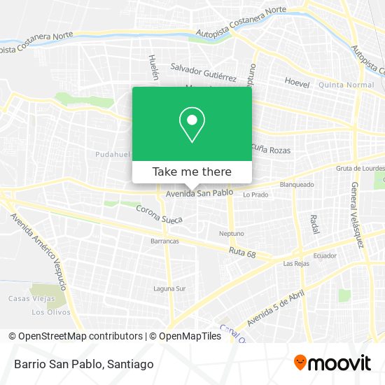 Barrio San Pablo map