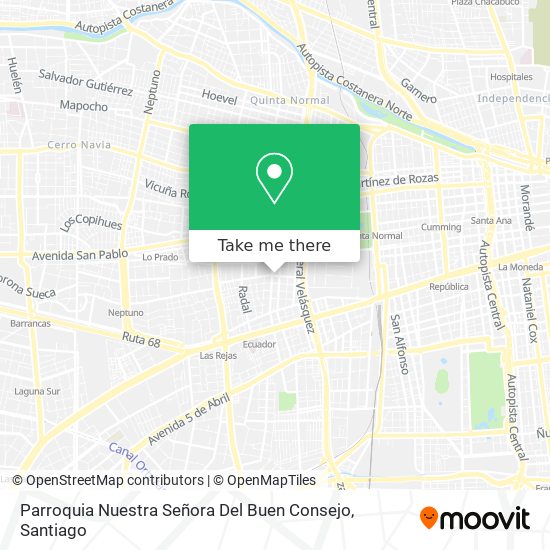 Mapa de Parroquia Nuestra Señora Del Buen Consejo
