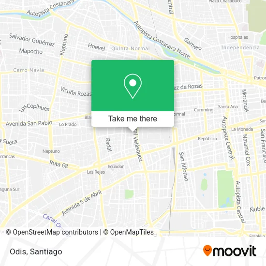 Odis map