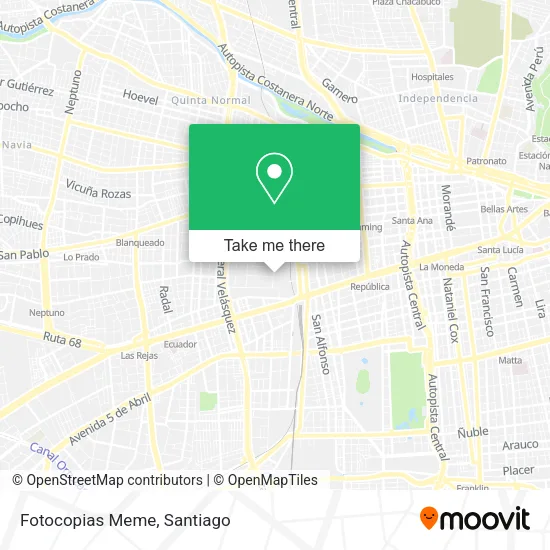 Fotocopias Meme map