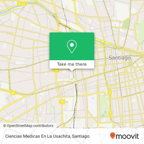 Ciencias Medicas En La Usachita map