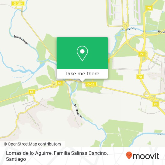 Lomas de lo Aguirre, Familia Salinas Cancino map