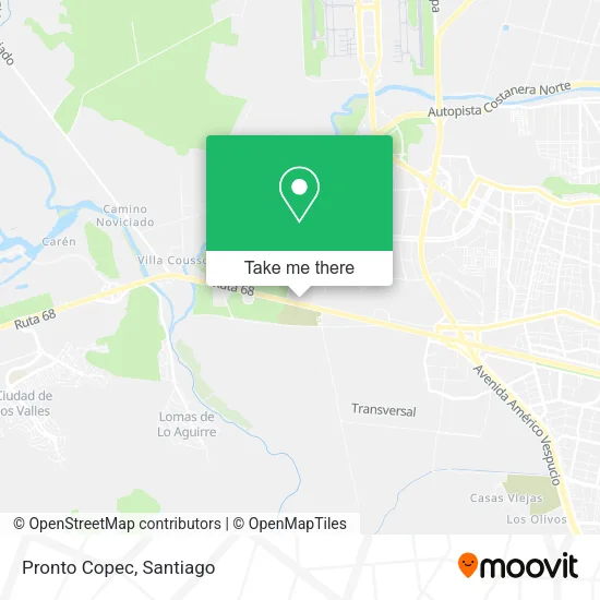 Pronto Copec map