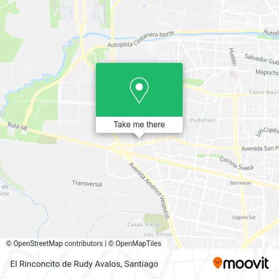 El Rinconcito de Rudy Avalos map