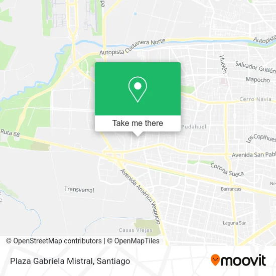 Plaza Gabriela Mistral map