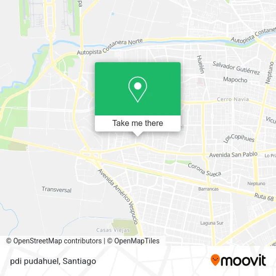 pdi pudahuel map