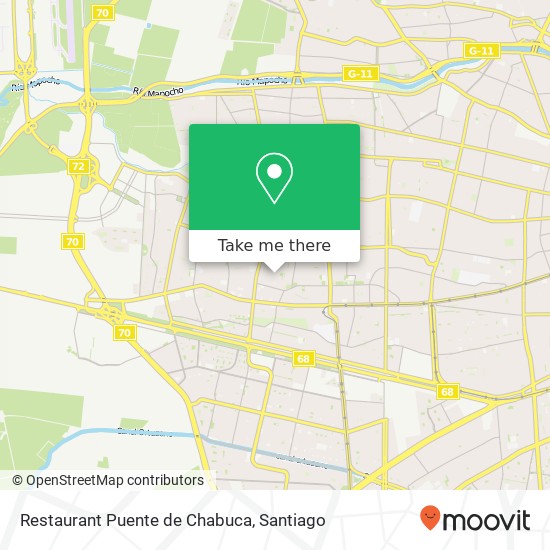 Restaurant Puente de Chabuca map