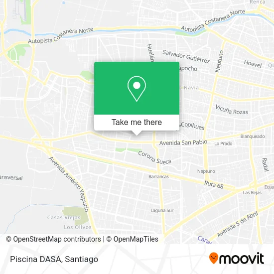 Piscina DASA map