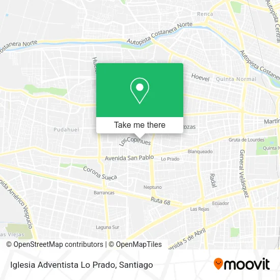Iglesia Adventista Lo Prado map