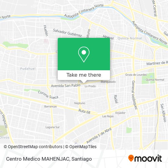 Centro Medico MAHENJAC map