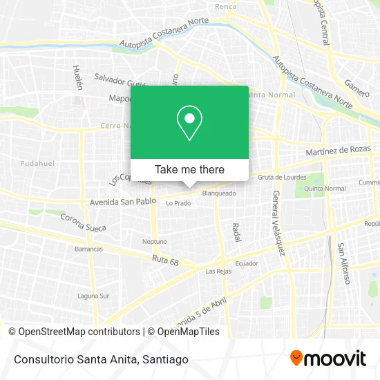 Consultorio Santa Anita map