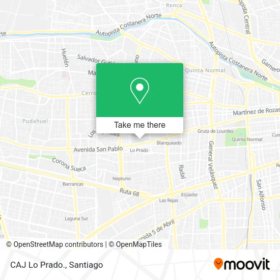 Mapa de CAJ Lo Prado.