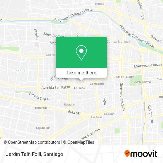 Jardín Taiñ Folil map