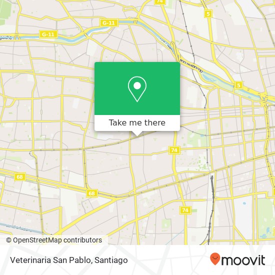 Veterinaria San Pablo map
