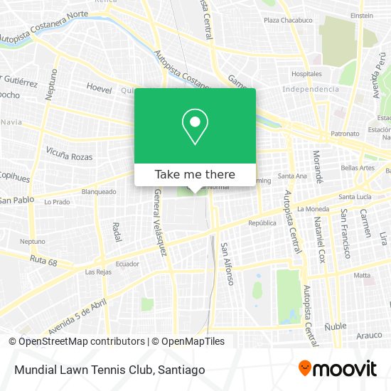 Mapa de Mundial Lawn Tennis Club