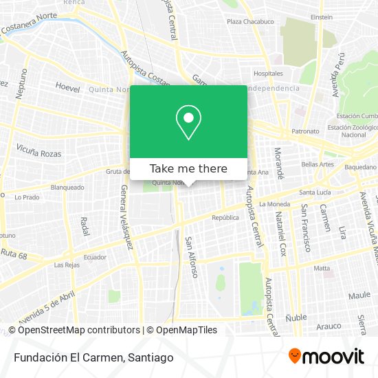 Fundación El Carmen map