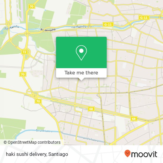 Mapa de haki sushi delivery