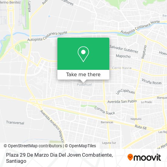 Plaza 29 De Marzo Dia Del Joven Combatiente map