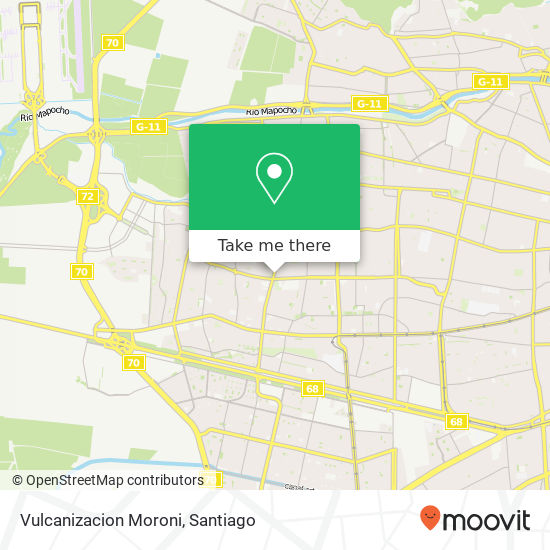 Vulcanizacion Moroni map