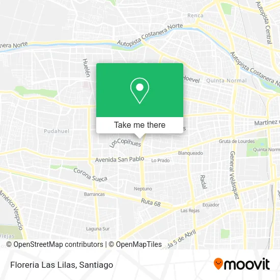 Floreria Las Lilas map