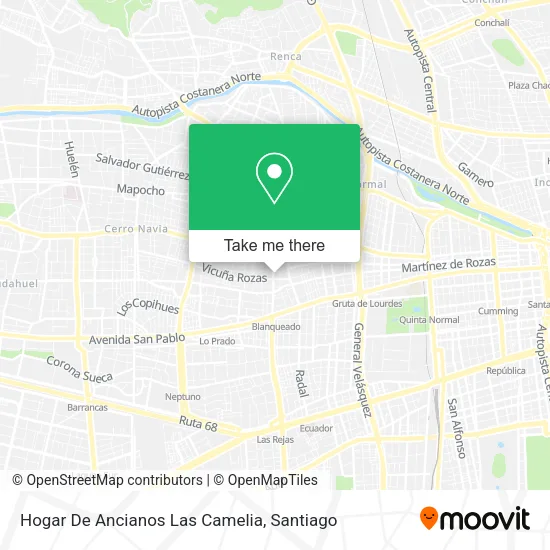 Hogar De Ancianos Las Camelia map