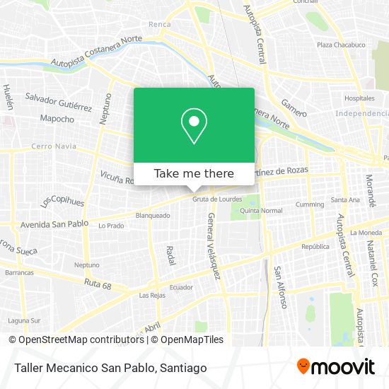 Taller Mecanico San Pablo map