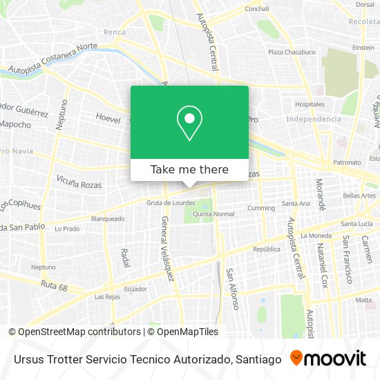 Ursus Trotter Servicio Tecnico Autorizado map