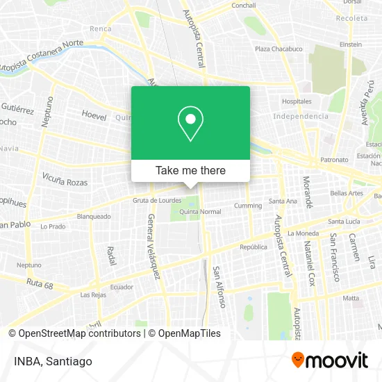 INBA map
