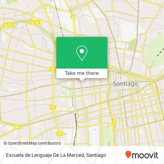 Escuela de Lenguaje De La Merced map