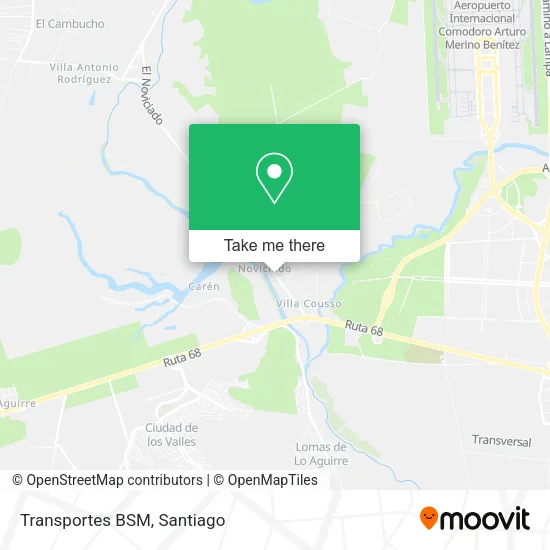 Transportes BSM map