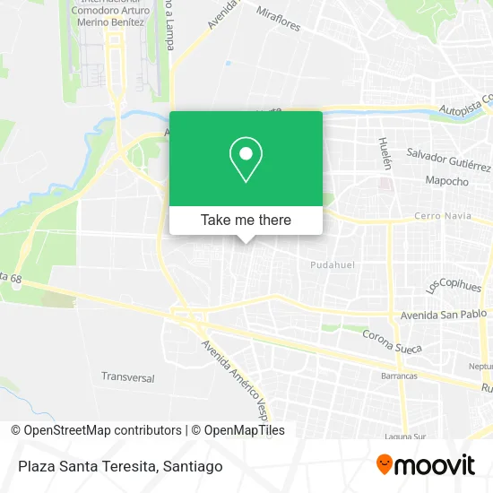 Plaza Santa Teresita map