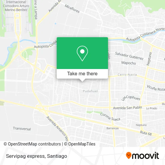Servipag express map