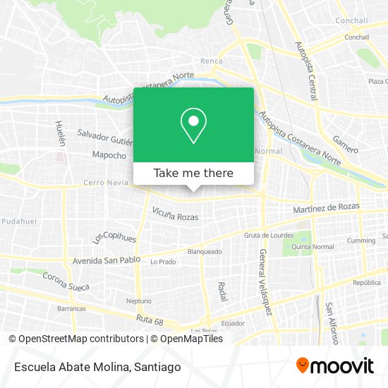 Escuela Abate Molina map