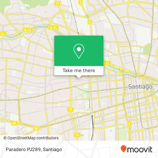 Paradero PJ289 map