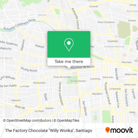 The Factory Chocolate "Willy Wonka" map