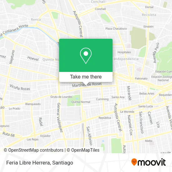 Feria Libre Herrera map
