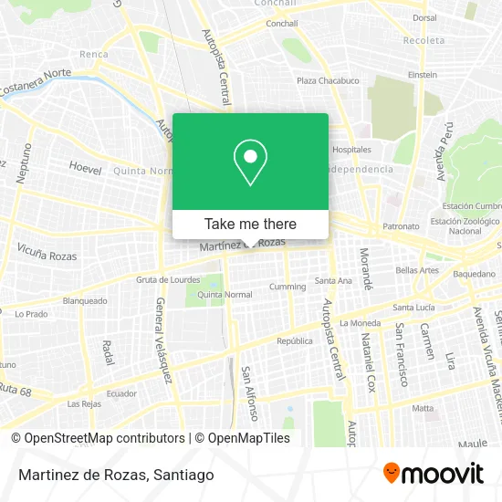 Martinez de Rozas map
