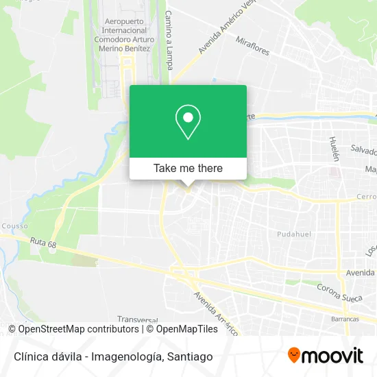 Clínica dávila - Imagenología map