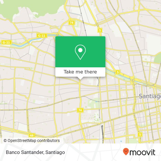 Banco Santander map