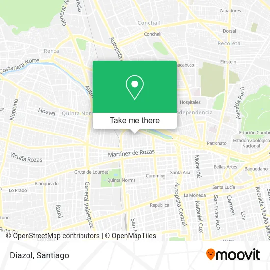 Diazol map
